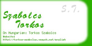 szabolcs torkos business card